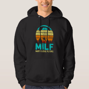 Man I Love Flying Paramotor Pilot Paramotoring Hoodie