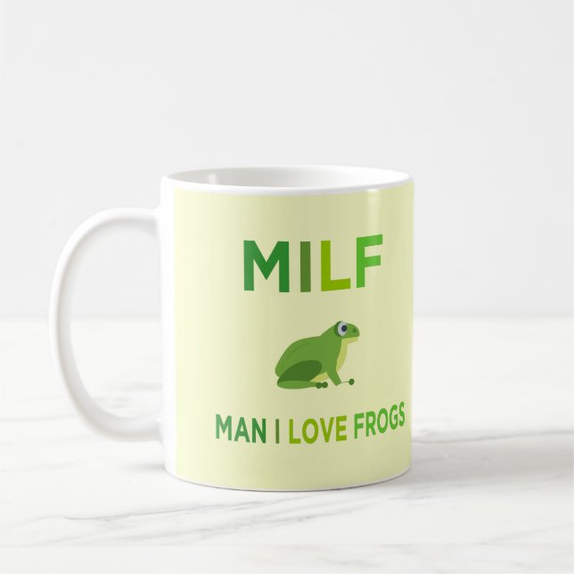 man i love frogs coffee mug (Left)
