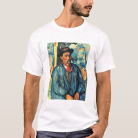 Man in a Blue Smock - Paul Cezanne - c1896