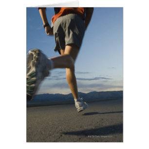 Man in athletic gear running
