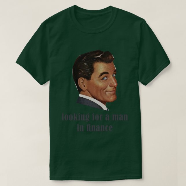 Man in finance T-Shirt (Design Front)