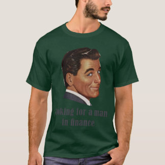 Man in finance T-Shirt