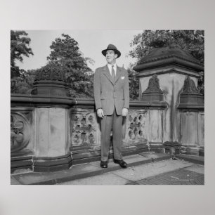 Man in Hat Poster