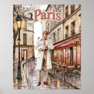 Man in Paris Poster
