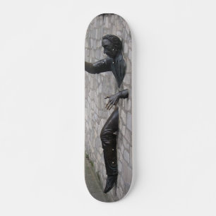 Man in Paris Skateboard