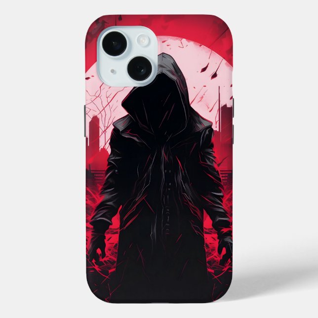Man in Postapocalyptic World Case-Mate iPhone Case (Back)