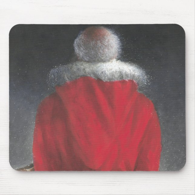 Man in Red Coat Mouse Pad (Front)