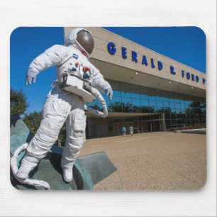 Man In Space Sculpture Mouse Pad
