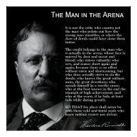 MAN in the ARENA Speech