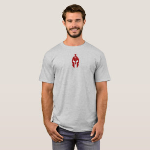 Man in the Arena Warrior in Red T-Shirt