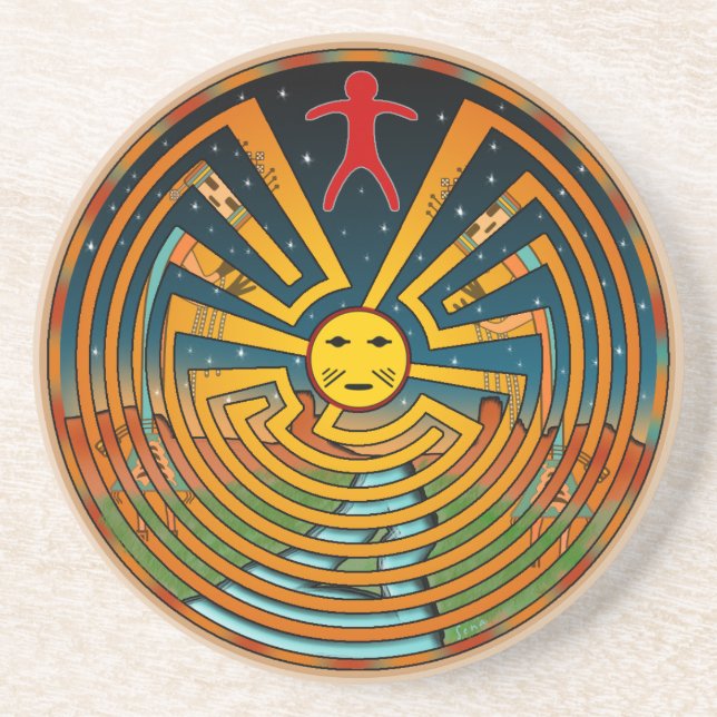 Man In The Maze Coaster (Front)