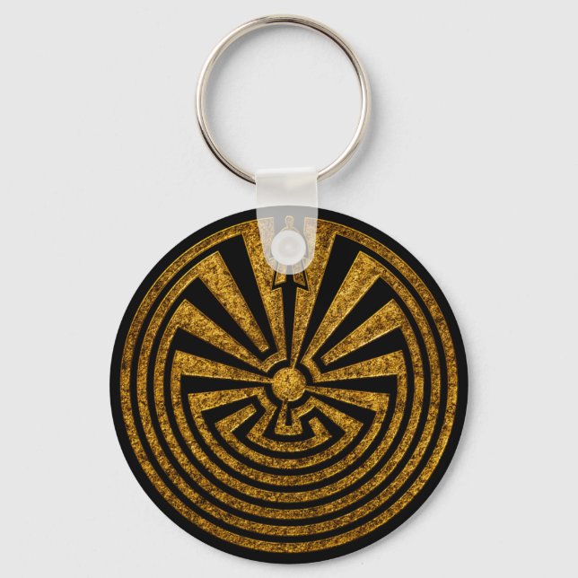 Man in the Maze, Journey through life, I'itoi, Key Ring (Front)