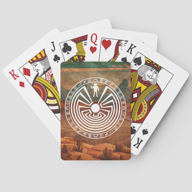 Man in the Maze Playing Cards (Back)