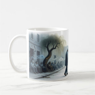 Man in the Mirror Inner Change Surreal Mug