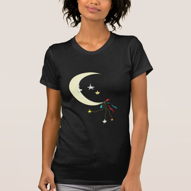 Man In The Moon Ladies Shirt (Front)