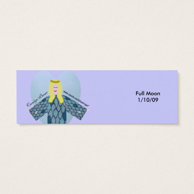 Man in The Moon, Mini Bookmarks (Back)