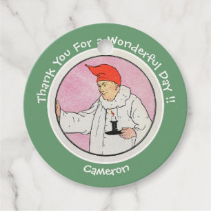 Man in the Moon Mother Goose Birthday Party Items Favour Tags