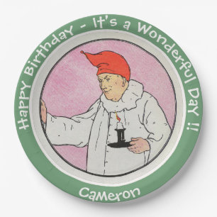 Man in the Moon Mother Goose Birthday Party Items Paper Plate