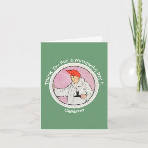 Man in the Moon Mother Goose Birthday Party Items Thank You Card
