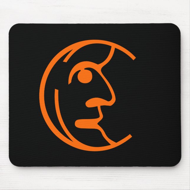 Man in the Moon Mouse Pad (Front)