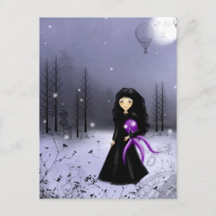 man in the moon postcard