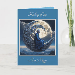 Man In The Moon (Set 2402-28A #1) Note Card