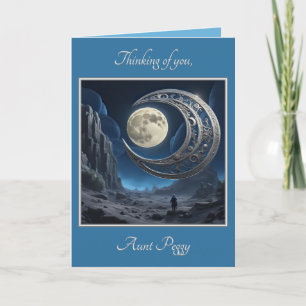 Man In The Moon (Set 2402-28A #3) Note Card