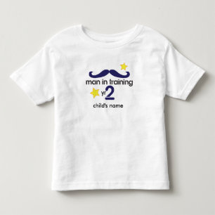 Man In Training 2nd Birthday Toddler T-Shirt