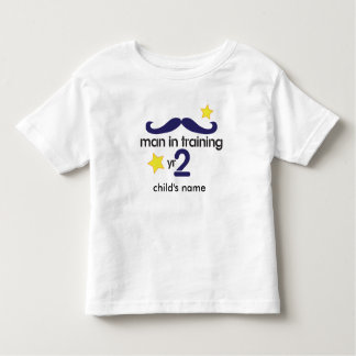 Man In Training 2nd Birthday Toddler T-Shirt