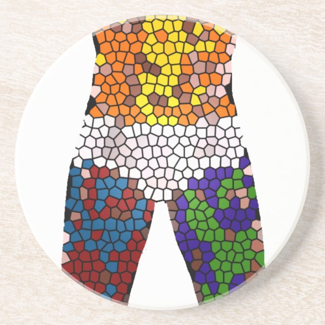 Man in Underwear Coaster (Front)