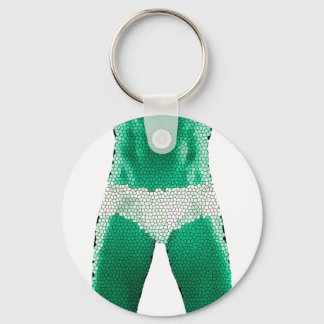 Man in Underwear Key Ring