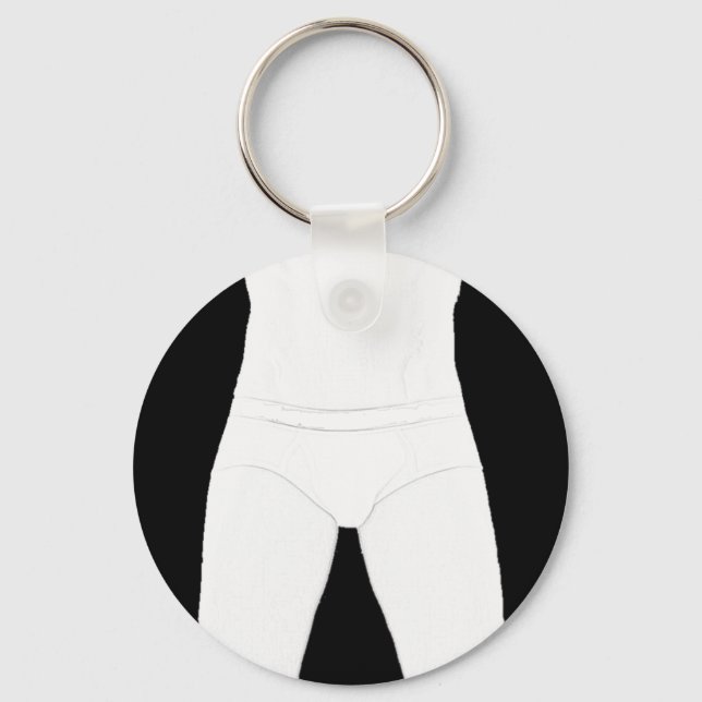 Man in Underwear Keychain (Front)