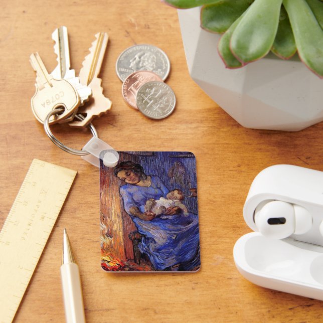 Man is at Sea by Vincent van Gogh Key Ring (Desk)