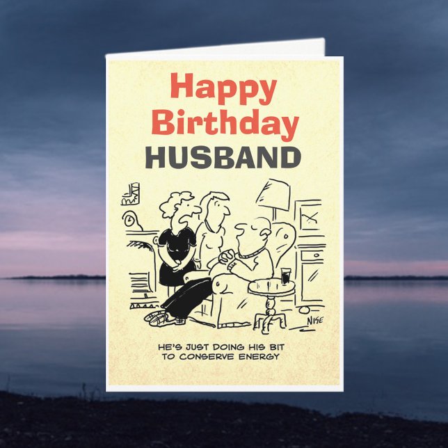 Man is Sleeping to Conserve Energy Card (Creator Uploaded)