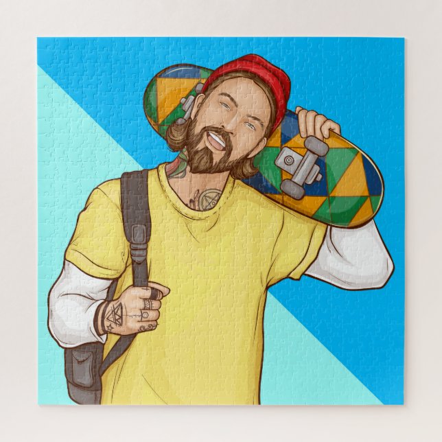 man jigsaw puzzle (Vertical)