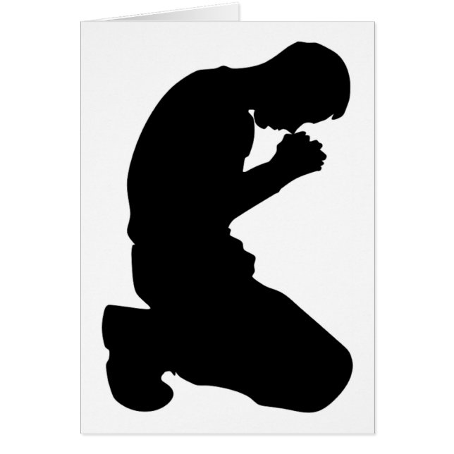MAN KNEELING IN PRAYER (Front)
