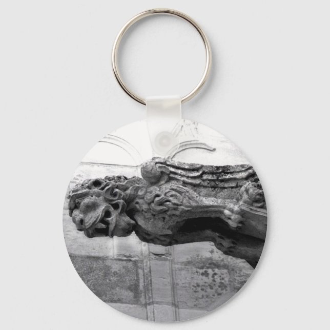 Man Lion Gargoyle Key Ring (Front)