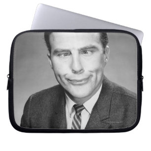Man Making Face Laptop Sleeve