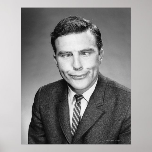 Man Making Face Poster (Front)