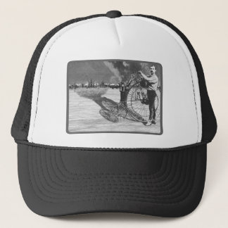 Man Meets Bicycle Trucker Hat