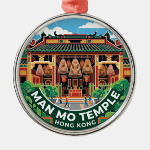 Man Mo Temple Hong Kong Metal Ornament