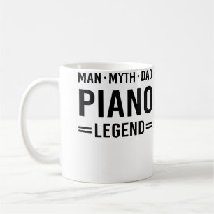 Man Myth Legend Dad Piano Coffee Mug