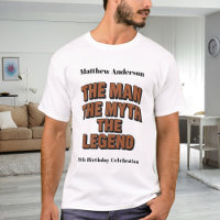 Man myth legend name fun brick wall brithday