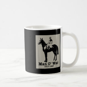 Man O War Vintage Race Horse Coffee Mug
