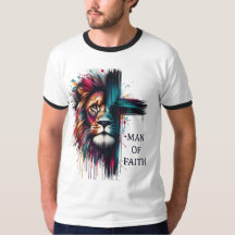 Man of Faith – Watercolor Lion