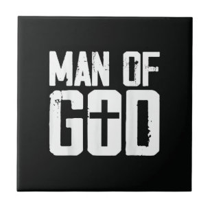 Man of God I Jesus Ceramic Tile