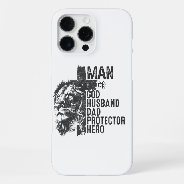 Man of god iPhone case (Back)