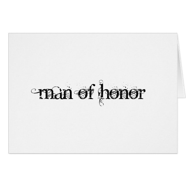 Man of Honour (Front Horizontal)
