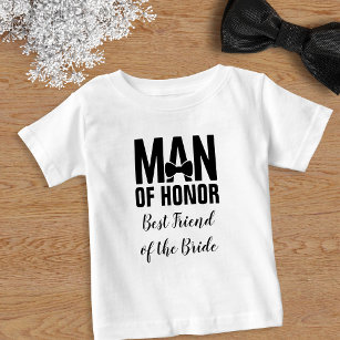 Man of Honour Best Friend of the Bride Baby T-Shirt