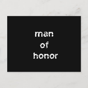 Man of Honour Postcard